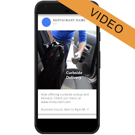 example video post for curbside delivery